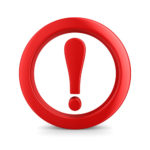 Attention. traffic sign on white background. Isolated 3D image